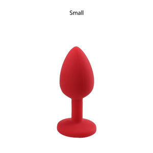 S/M/L 100%Silicone Butt Plug Anal Plugs Unisex Sex Stopper 3 Different Size Adult Toys for Men/Women Anal Trainer For Couples SM