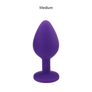 S/M/L 100%Silicone Butt Plug Anal Plugs Unisex Sex Stopper 3 Different Size Adult Toys for Men/Women Anal Trainer For Couples SM