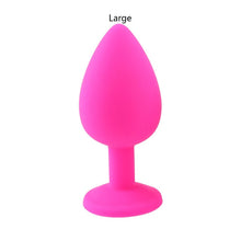 Load image into Gallery viewer, S/M/L 100%Silicone Butt Plug Anal Plugs Unisex Sex Stopper 3 Different Size Adult Toys for Men/Women Anal Trainer For Couples SM