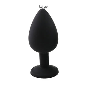 S/M/L 100%Silicone Butt Plug Anal Plugs Unisex Sex Stopper 3 Different Size Adult Toys for Men/Women Anal Trainer For Couples SM