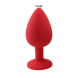 S/M/L 100%Silicone Butt Plug Anal Plugs Unisex Sex Stopper 3 Different Size Adult Toys for Men/Women Anal Trainer For Couples SM