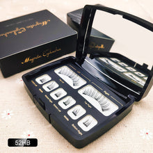 Load image into Gallery viewer, 3D/6D False Magnetic Eyelashes Long 25mm Natural Wispy Lashes Strips 3 Magnet Fake Eyelashes Mink Eye Lashes Extension Supplies